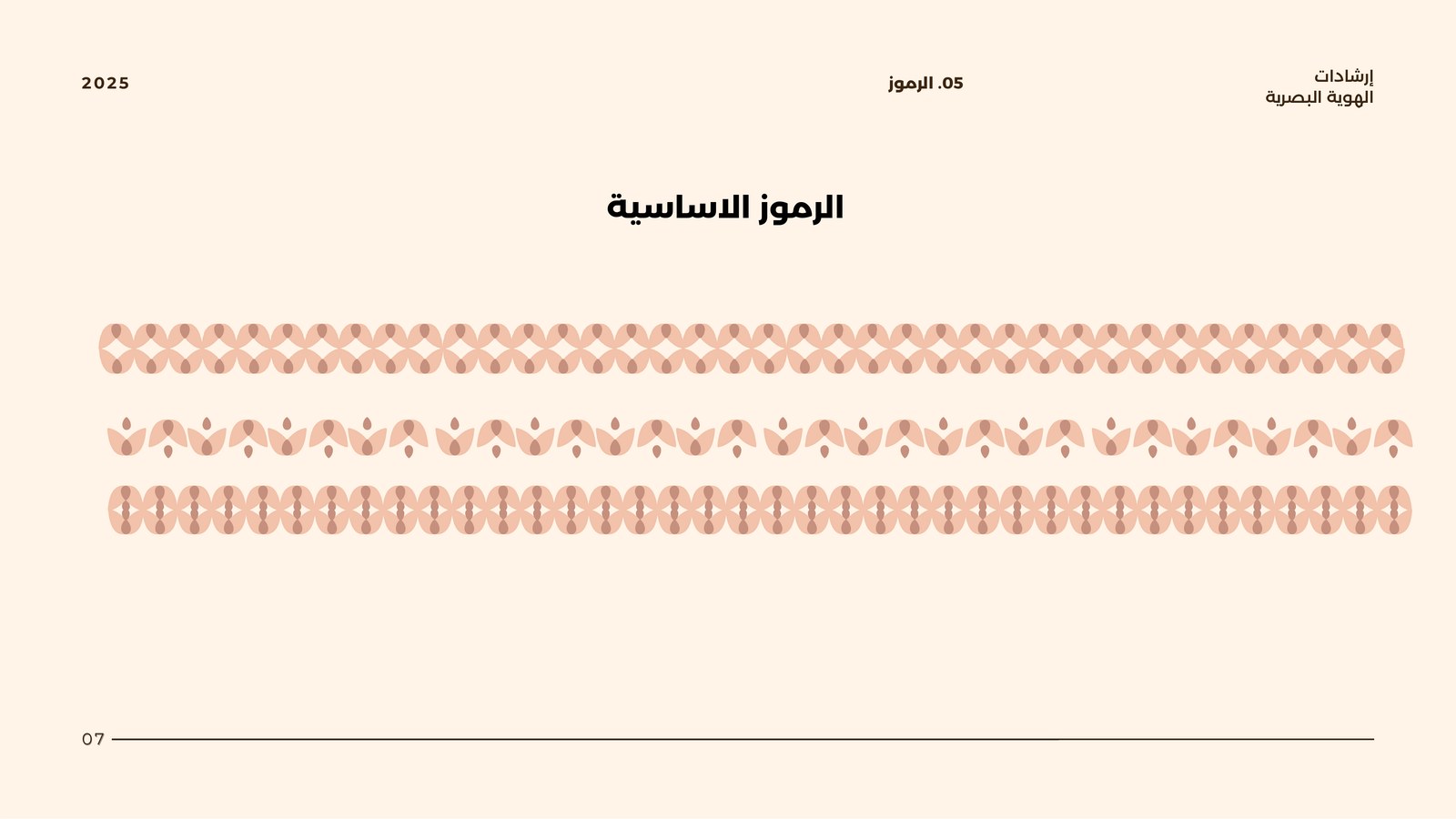 Kollagena pattern and symbol system