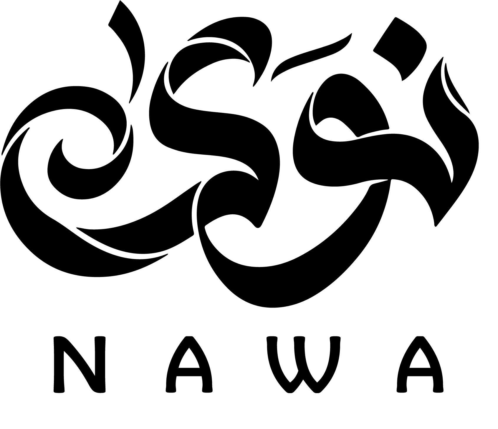 Nawa black logo version