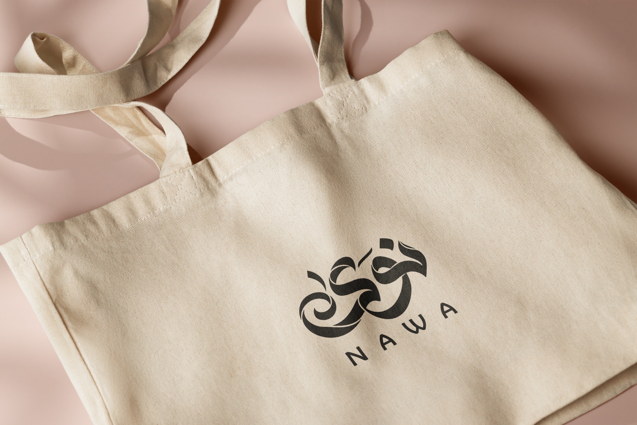 Nawa tote bag brand application
