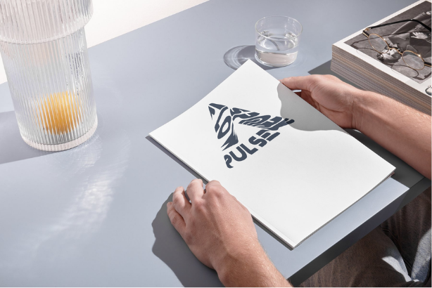 Pulse identity concept, colors, typography and applications